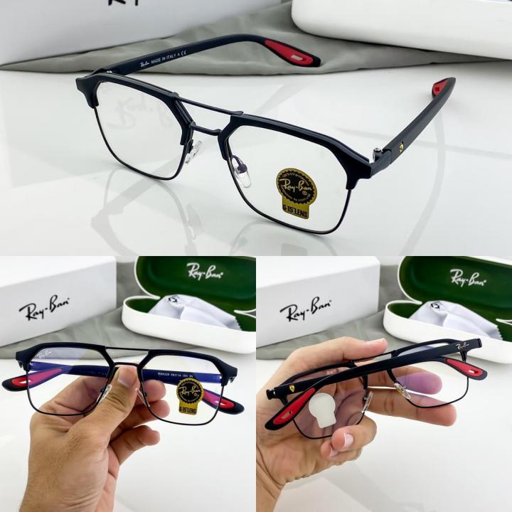 Ray Ban Premium Black Clear Sunglass For Daily Causal Evergreen UV Protected For Unisex