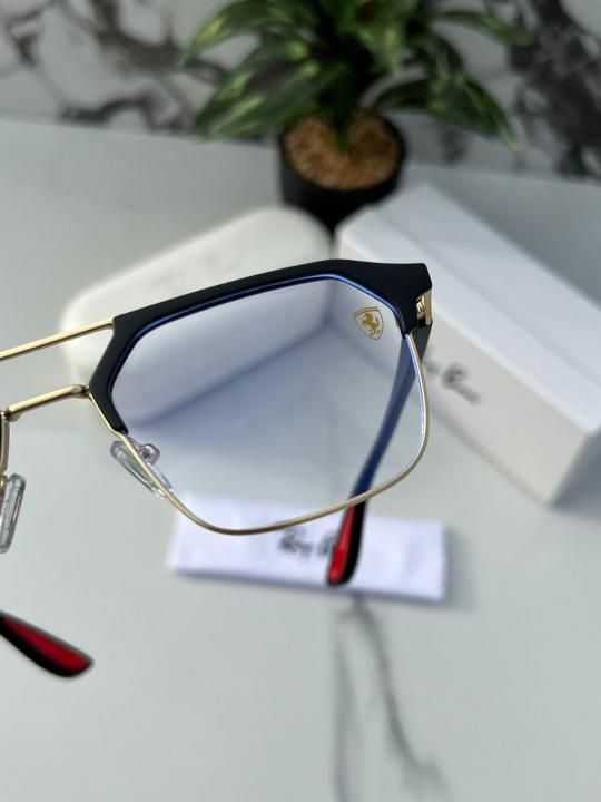 Ray Ban Clear Gold Black For Daily Causal Evergreen UV Protected For Unisex.