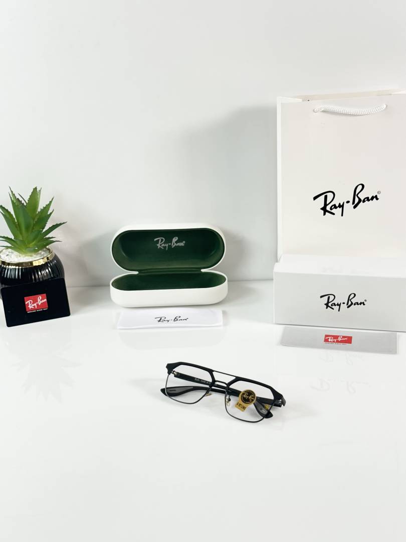 Ray Ban Premium Black Clear Sunglass For Daily Causal Evergreen UV Protected For Unisex