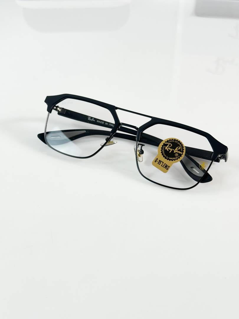 Ray Ban Premium Black Clear Sunglass For Daily Causal Evergreen UV Protected For Unisex