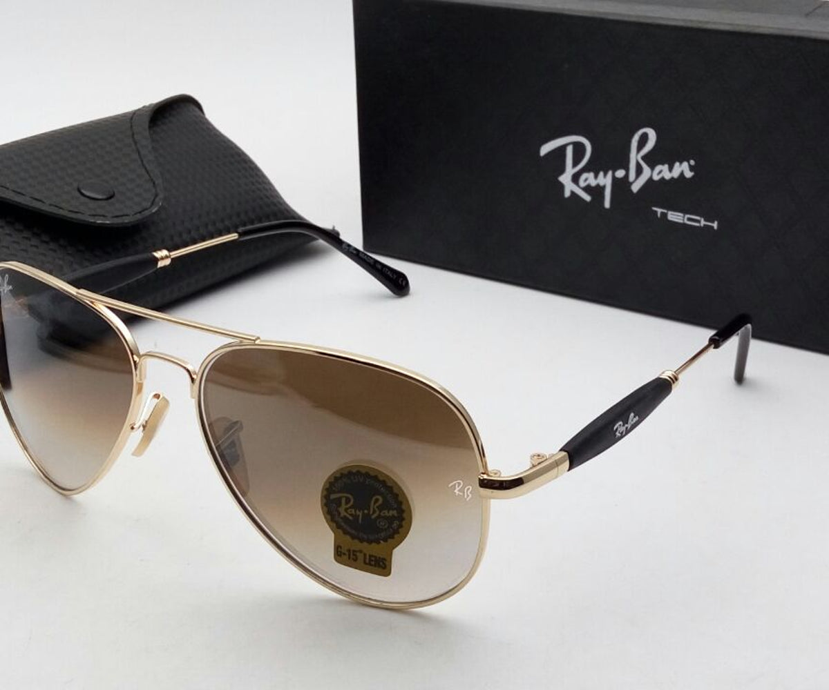 New Design Brown Shade & Gold 3517 Oval Trendy Hot Favorite Master Pcs Sunglass For Men.
