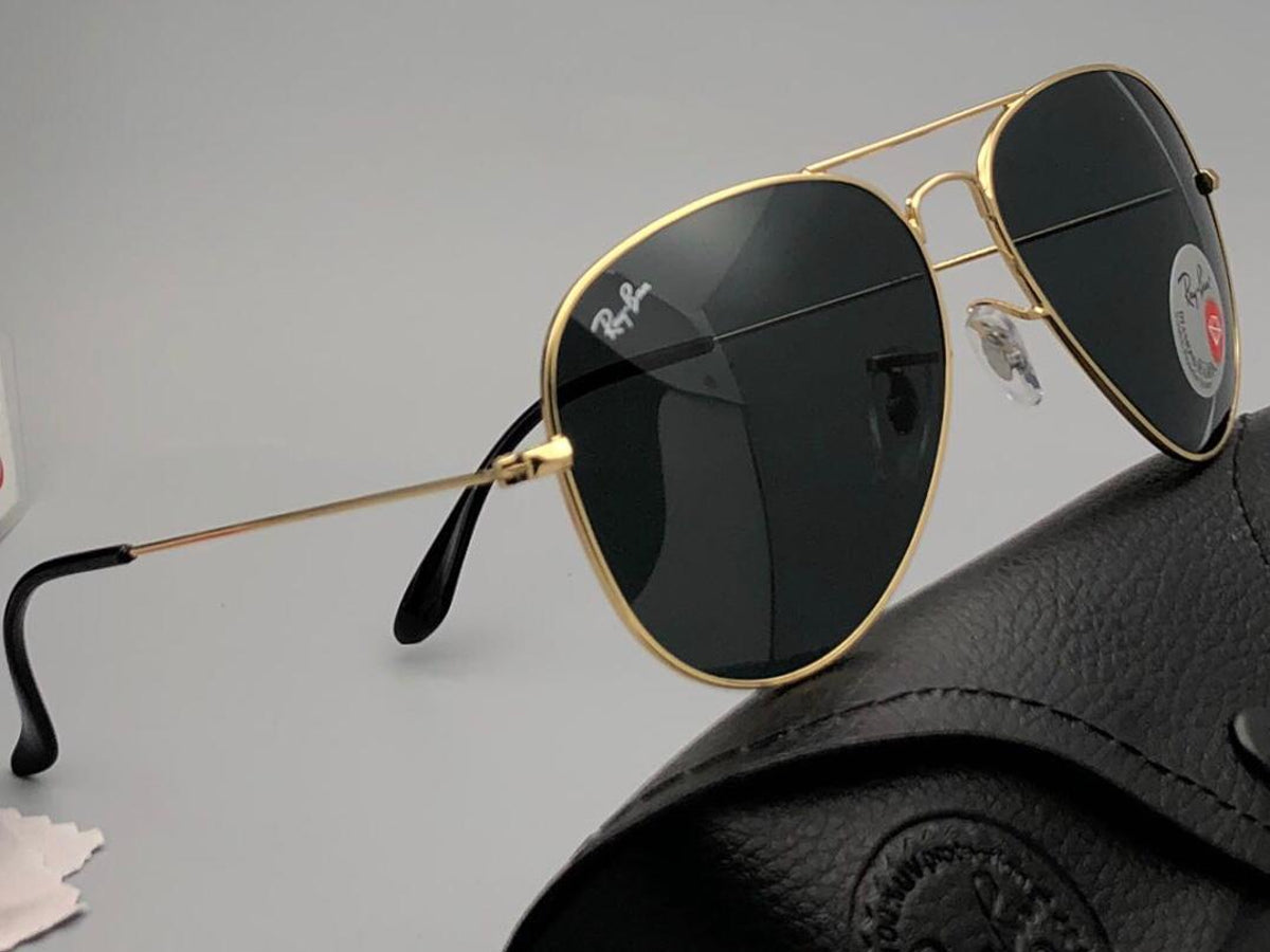 New Stylish Black & Gold 3026 Wayfarer Master Pcs Sunglass For Unisex