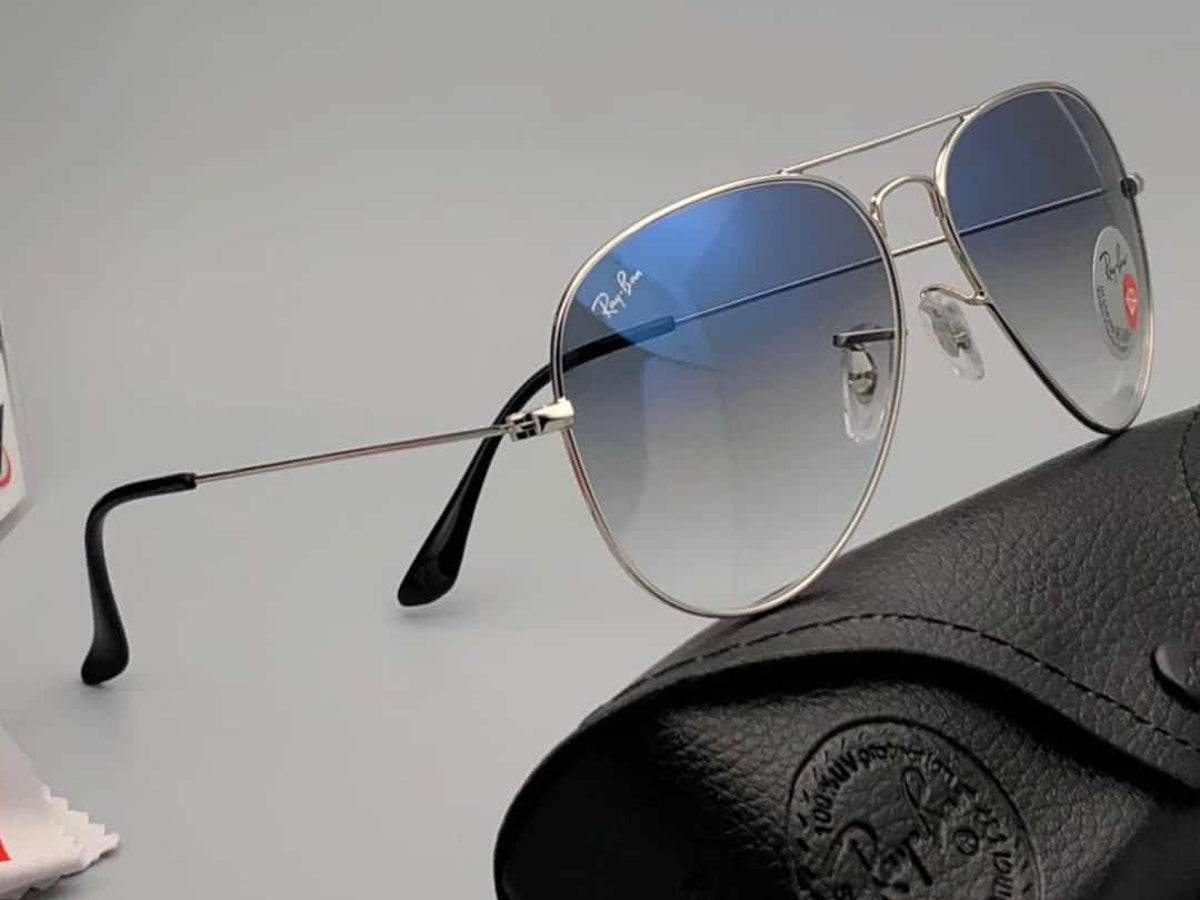 New Stylish Blue Shade & Silver 3026 Wayfarer Master Pcs Sunglass For Unisex
