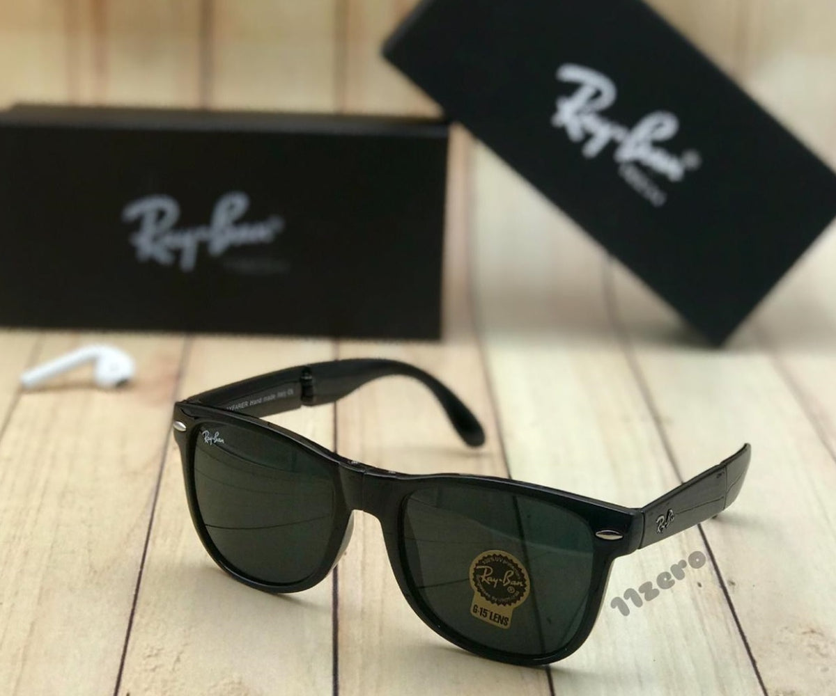 New Luxury Black & Black 650 Wayfarer Master Pcs Sunglass For Unisex