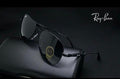New Stylish New Oval Shape Black & Black 3517 Sunglasses For Men.