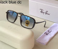 New Stylish Super Hit Blue Shade & Black 4413 Square Causal Latest Master Pcs Sunglass For Unisex.
