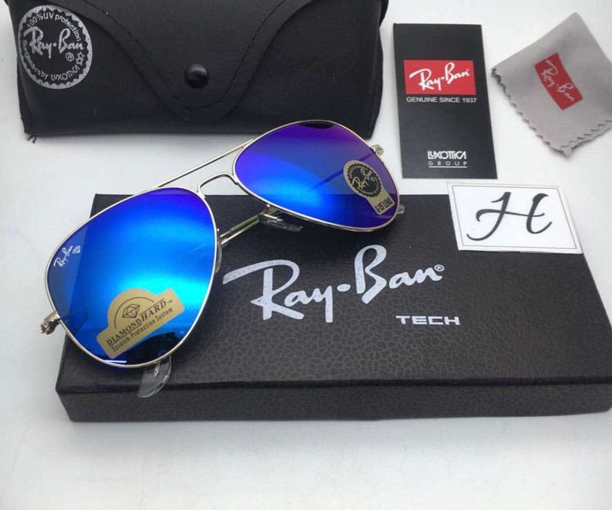New Arrival Blue & Black 3026 Oval Master Pcs Sunglasses For Men.