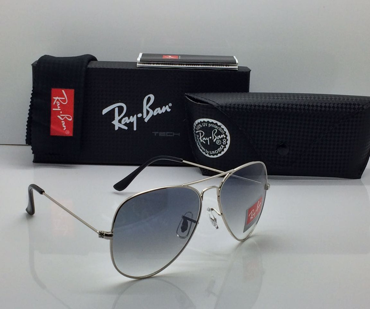 New Arrival Blue Shade & Silver 3026 Wayfarer Master Pcs Sunglasses For Men.