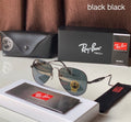 New Stylish New Oval Shape Black & Black 3517 Sunglasses For Men.