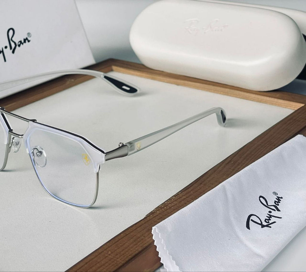 Ray Ban New White Sunglass For Daily Causal Evergreen UV Protected For Unisex