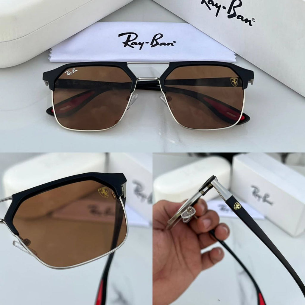 Ray Ban Brown Premium Sunglasses For Men Woman