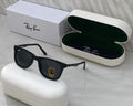 New Stylish Aviator Squarer 4287 Black & Black Fancy Model Sunglasses For Men and Women.
